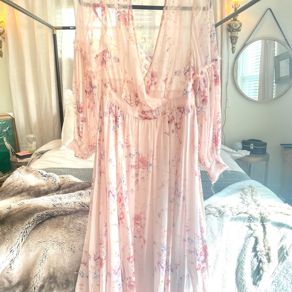 Leah Silk Dress LoveShackFancy - Picture 6 of 6